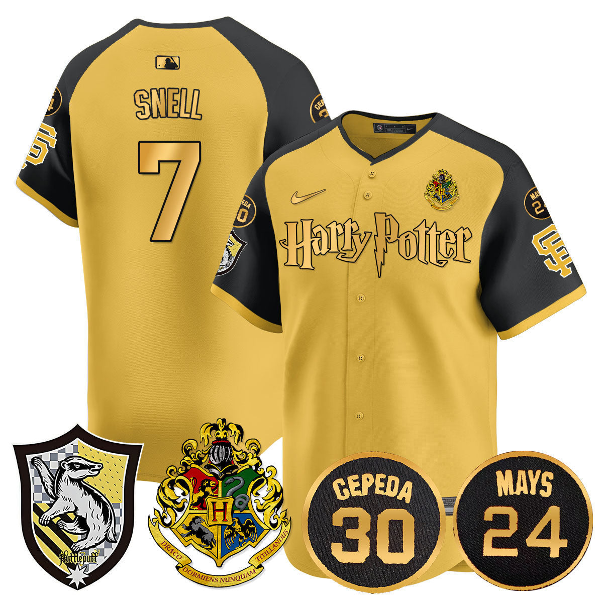 Men's Giants Harry Potter 2024 Limited Jersey - All Stitched