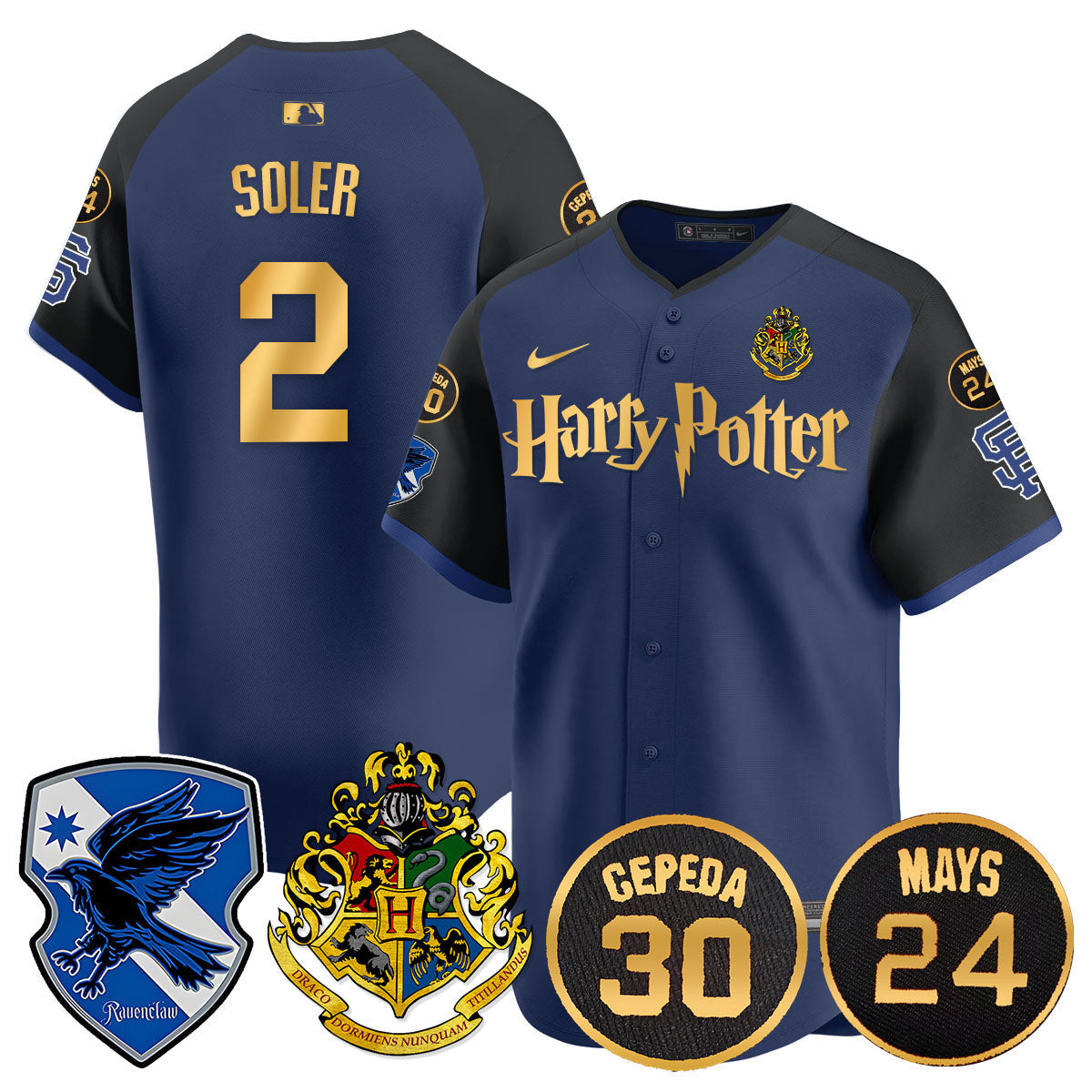 Men's Giants Harry Potter 2024 Limited Jersey - All Stitched