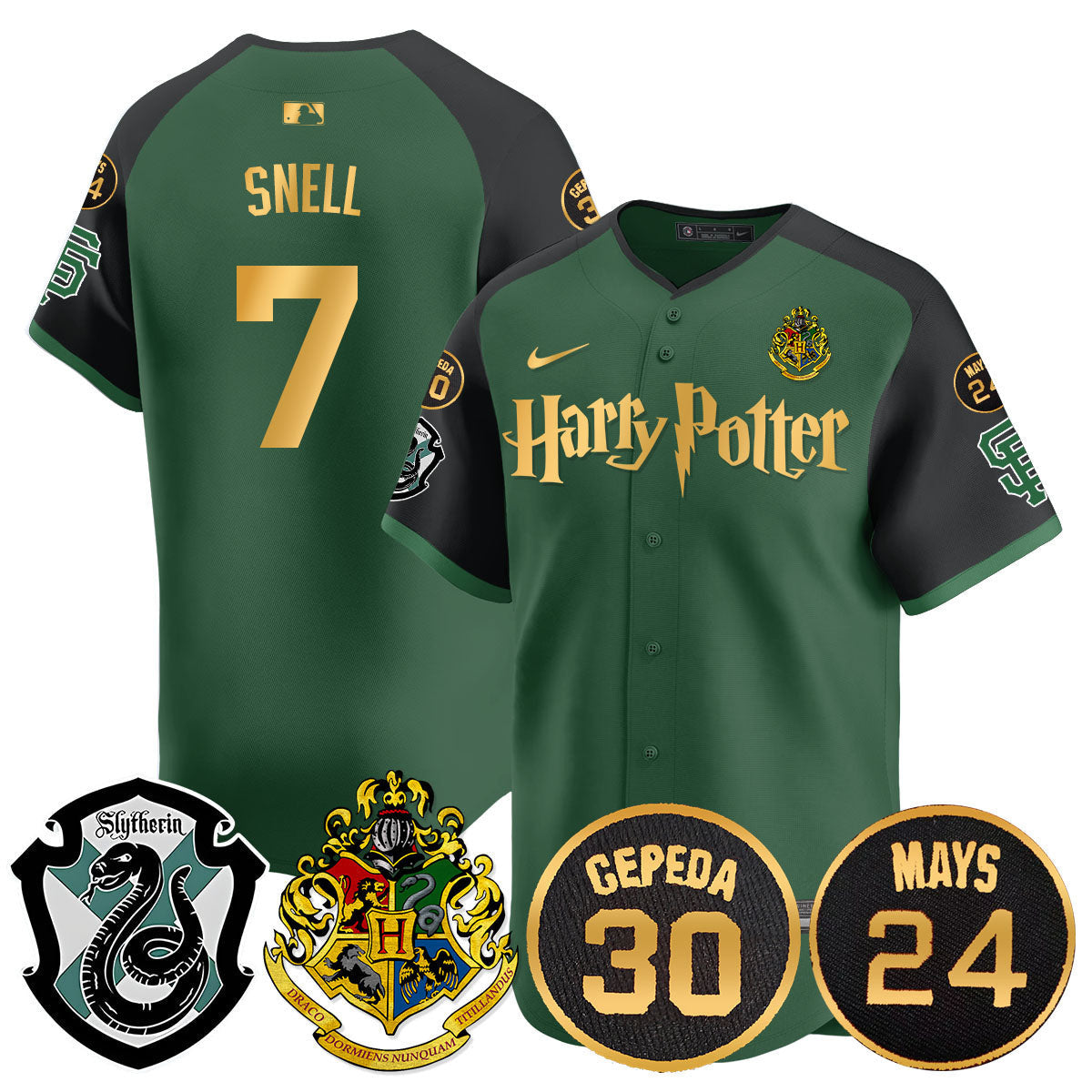 Men's Giants Harry Potter 2024 Limited Jersey - All Stitched