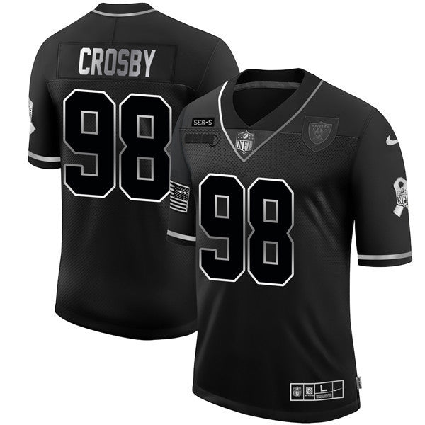 Men's Las Vegas Raiders Salute To Service Jersey – All Stitched