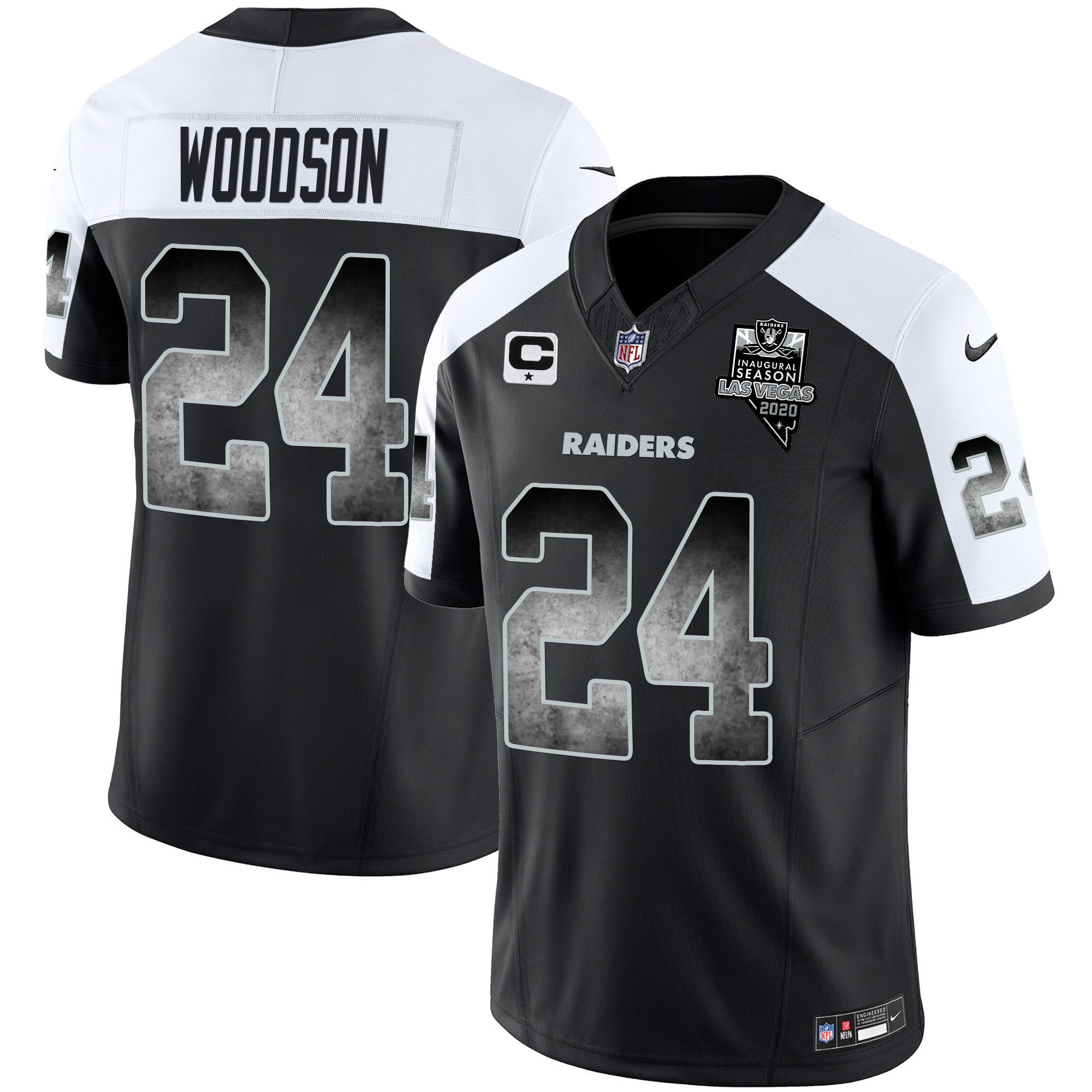 Men's Raiders Arch Smoke Vapor Jersey - All Stitched