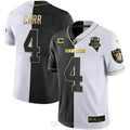 MEN'S LAS VEGAS RAIDERS INAUGURAL SEASON PATCH SPLIT GOLD JERSEY - ALL STITCHED