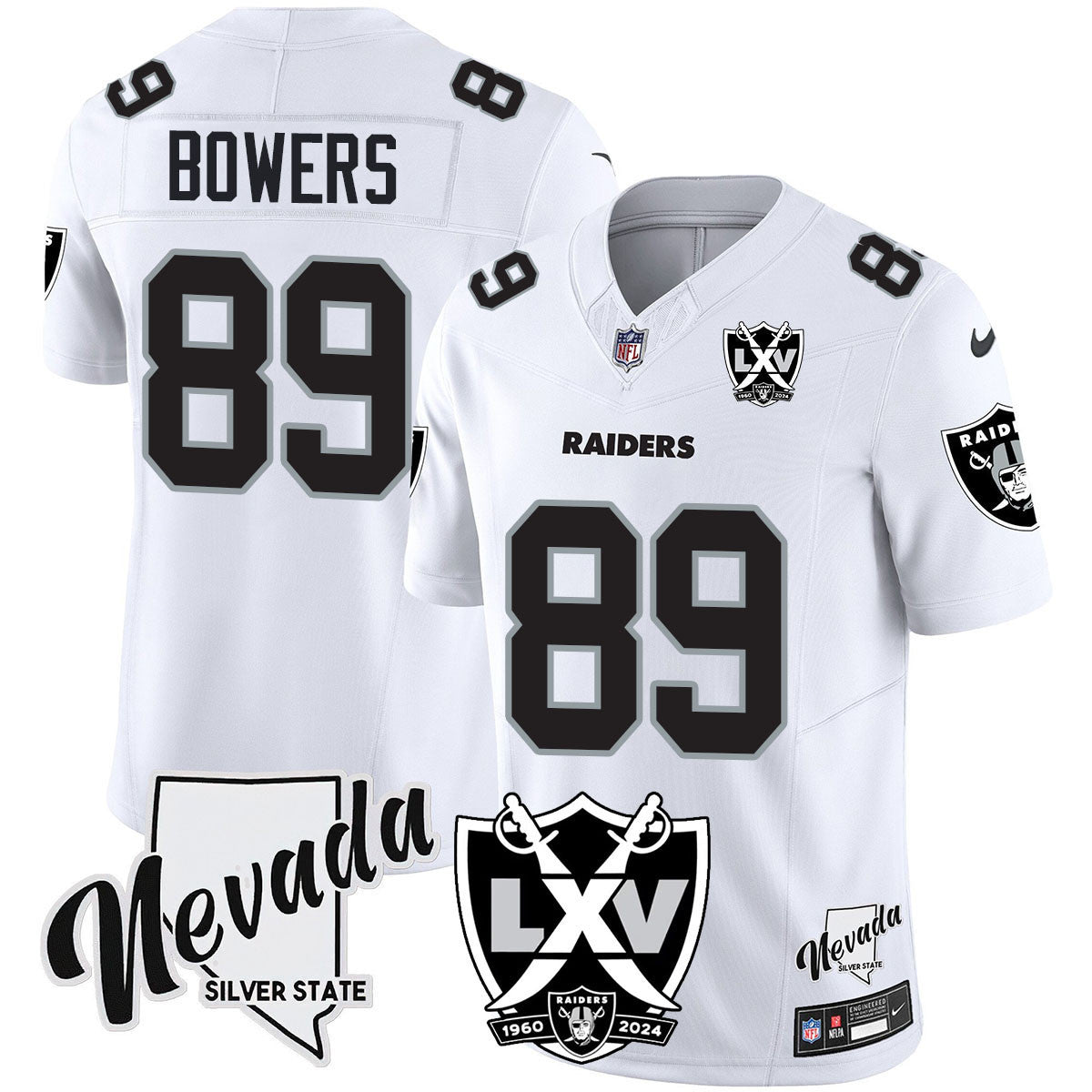 Men's Raiders 2024 Vapor Limited Jersey - 65th Anniversary - All Stitched